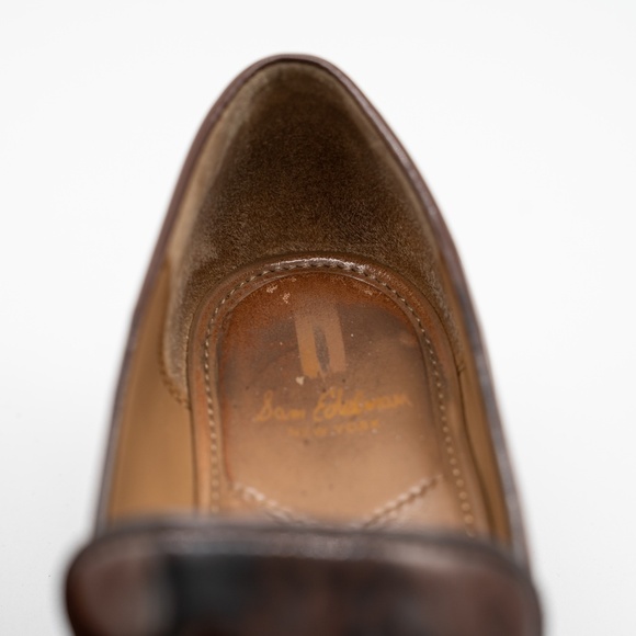 size 9 - SAM EDELMAN Laurs Loafers In Chestnut Lug Sole Brown - Picture 9 of 13